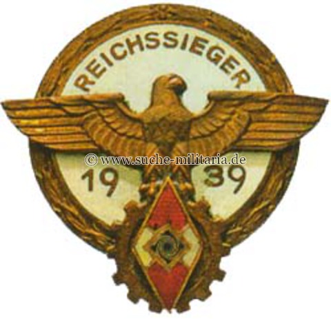 Hitlerjugend / Reichsberufswettkampf Reichssieger 1939